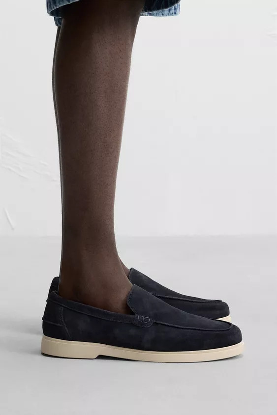 CASUAL LEATHER LOAFERS | Zara UK