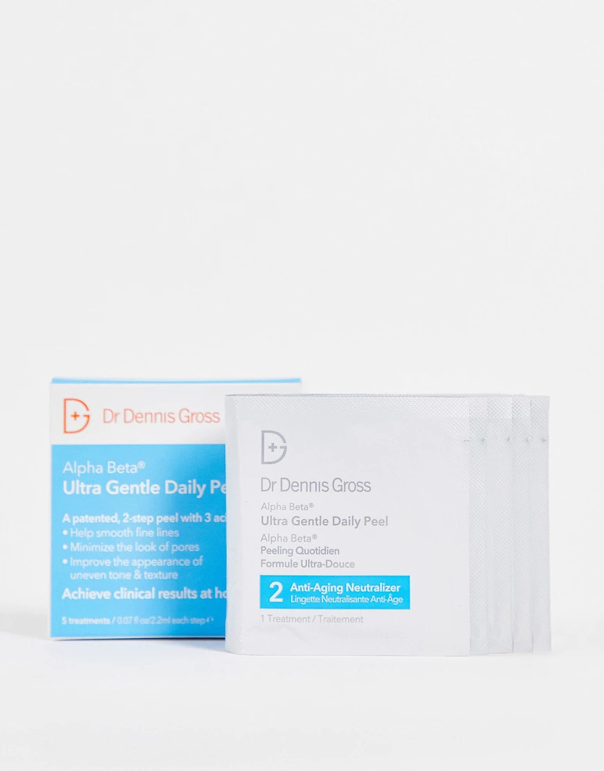 Dr Dennis Gross Alpha Beta Ultra Gentle Daily Peel 5 Treatments-No colour | ASOS (Global)