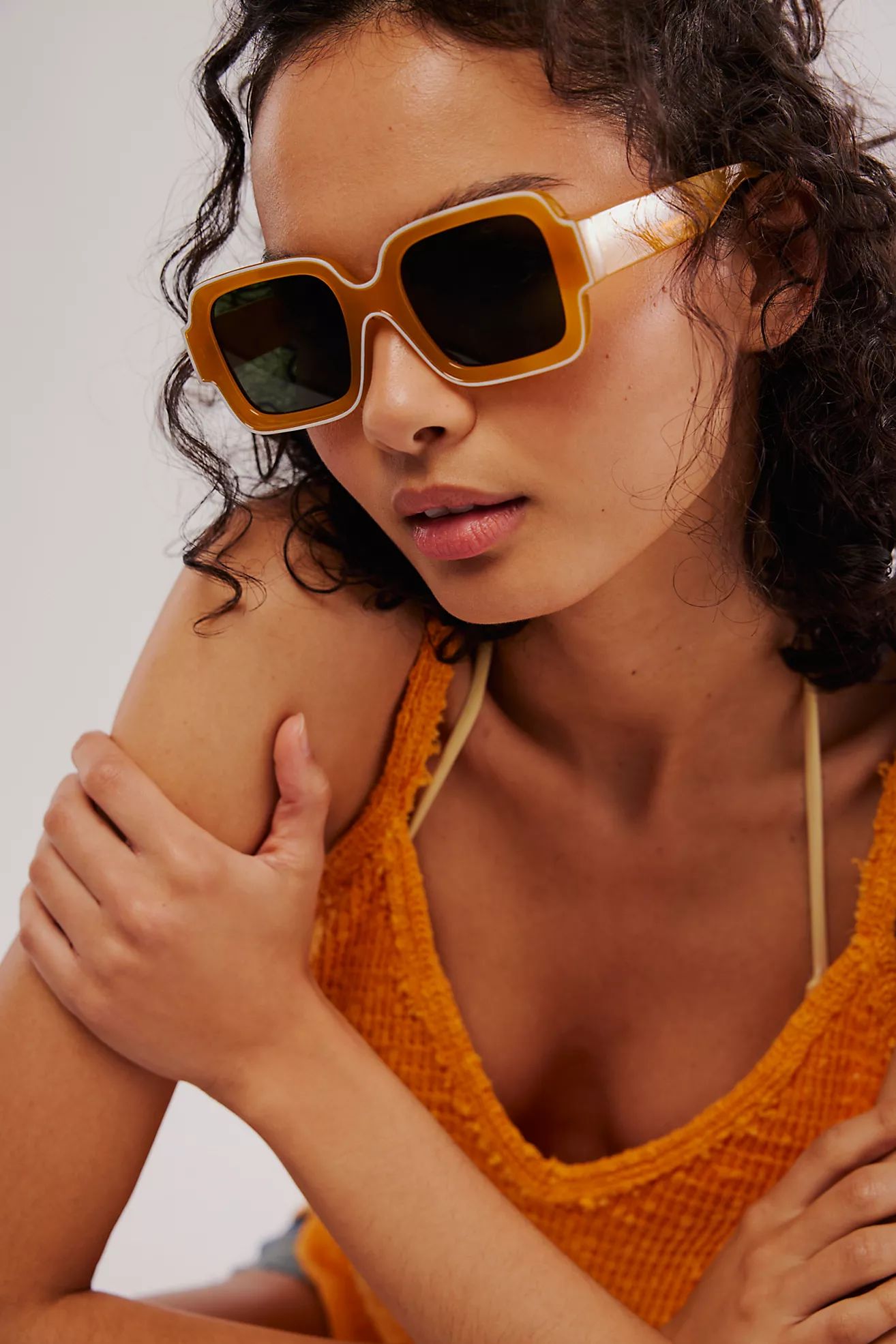 Shadow Side Square Sunglasses | Free People (Global - UK&FR Excluded)