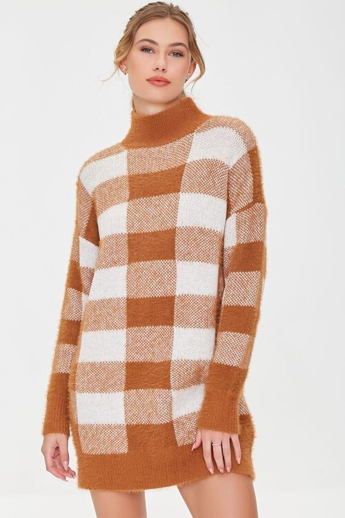 Buffalo Plaid Sweater Dress | Forever 21 (US)
