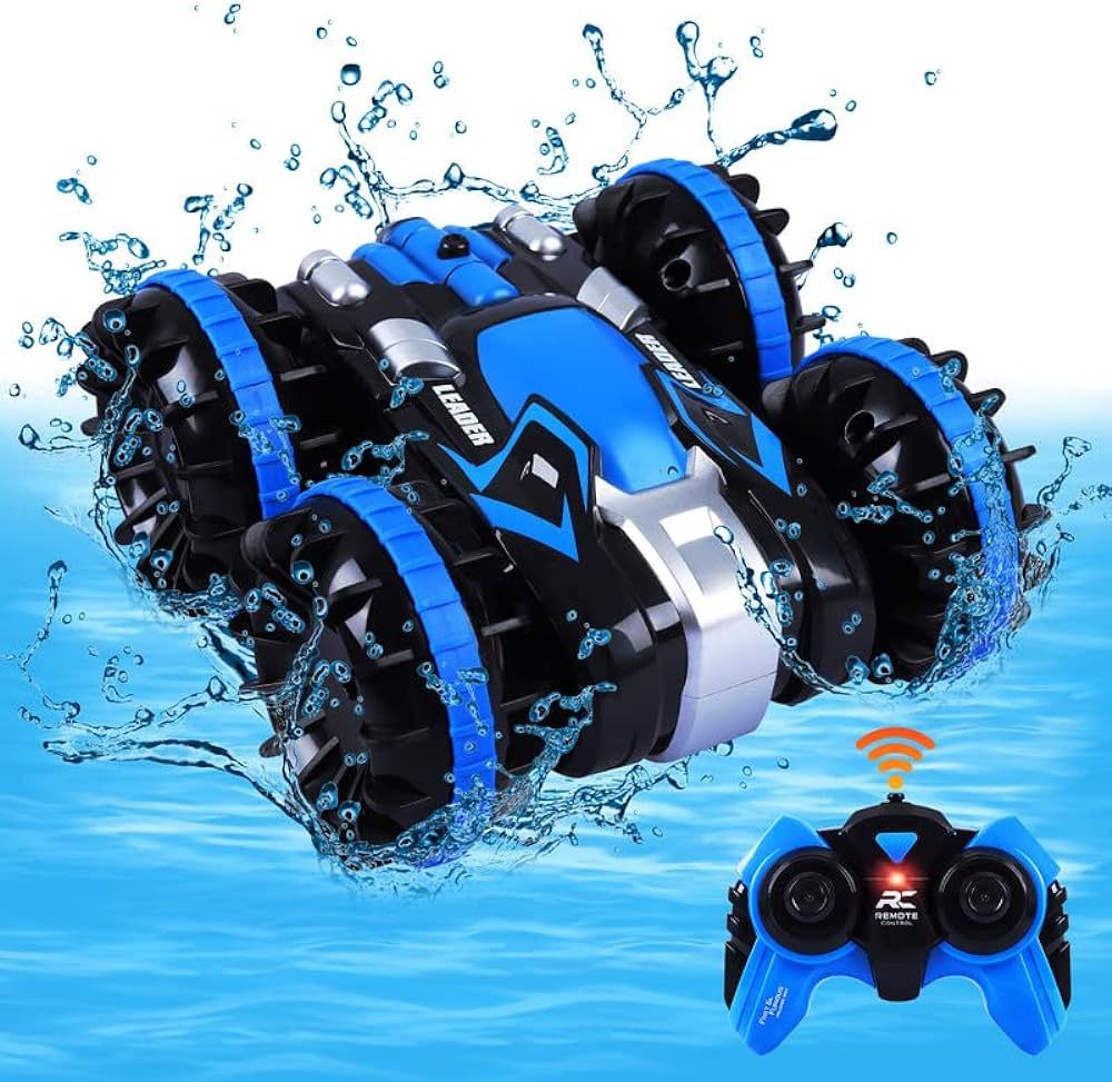 Toys for 5-10 Year Old Boys RC Car for Kids 2.4 GHz Remote Control Boat Waterproof RC Monster Tru... | Amazon (US)