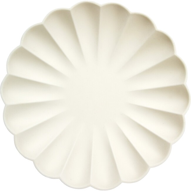 Simply Eco Dinner Plates, Cream | Maisonette