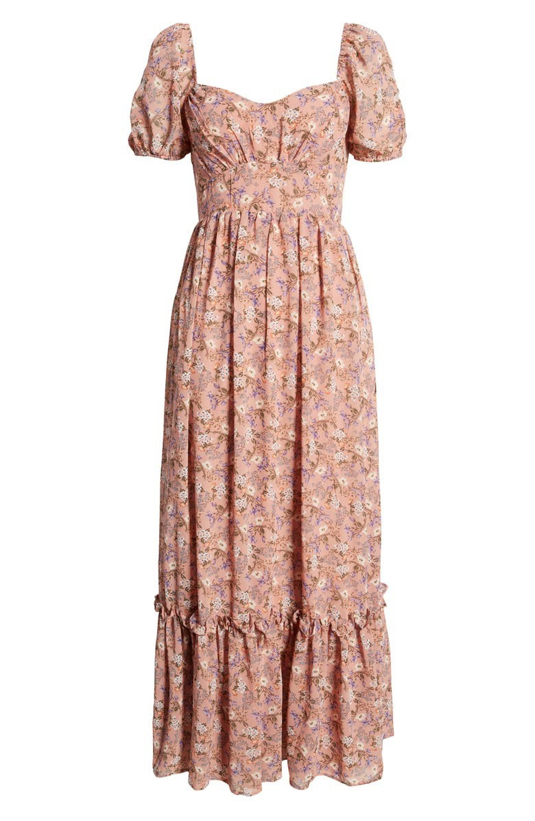 Cold Shoulder Puff Sleeve Dress | Nordstrom | Nordstrom