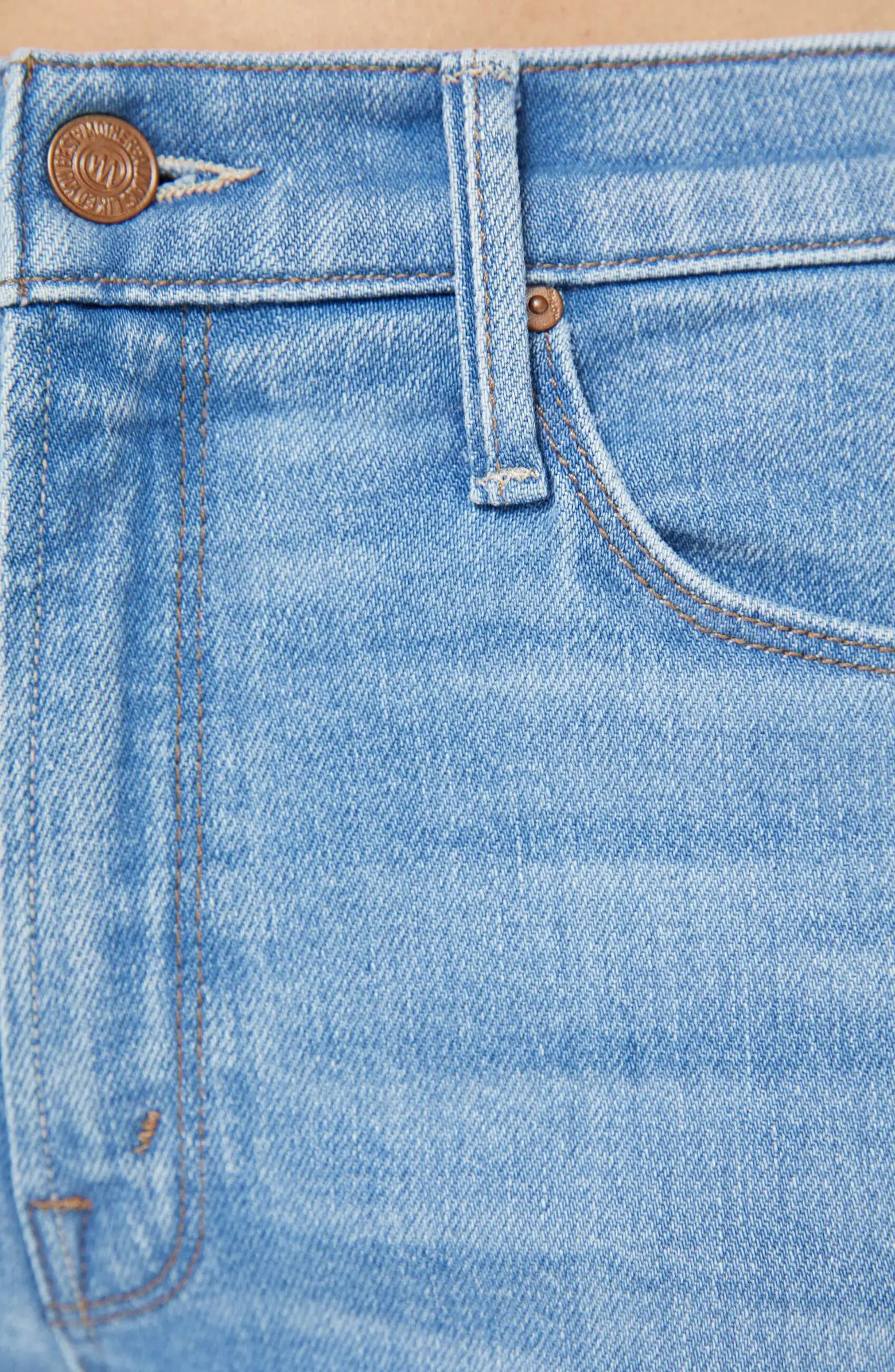 The Dazzler Raw Hem Mid Rise Crop Slim Straight Leg Jeans | Nordstrom