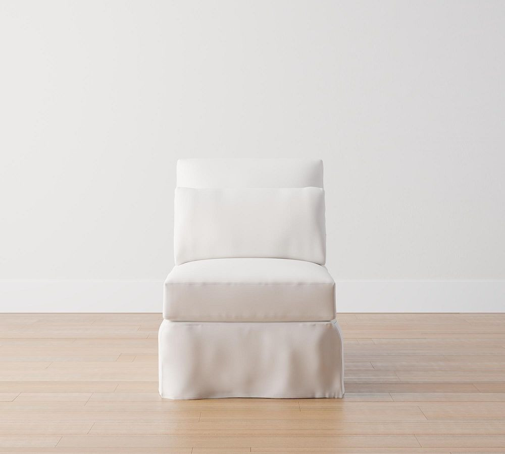 Build Your Own York Slope Arm Deep Seat Slipcovered Sectional | Pottery Barn (US)