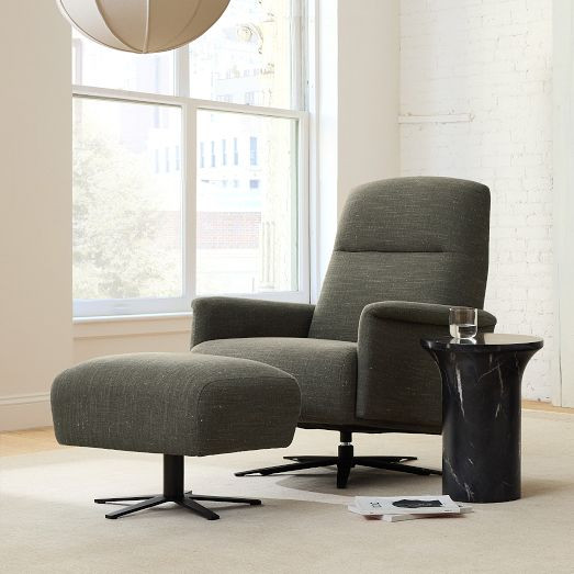 Levy Recliner & Ottoman Set | West Elm (US)