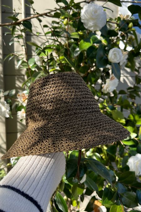 Love this little straw bucket hat 〰️ great color and price! 

#LTKfindsunder50 #LTKSpringSale #LTKsalealert