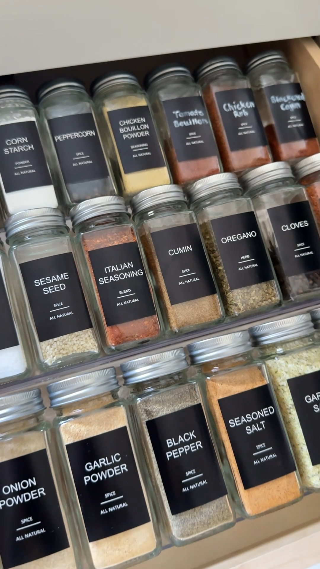 ✨Spice drawer goals!✨ Shop my fave jars & racks for an organized, aesthetic kitchen 💗
#SpiceStorage #KitchenOrganization #LTKFinds

#LTKHome #LTKFindsUnder50 #LTKHome