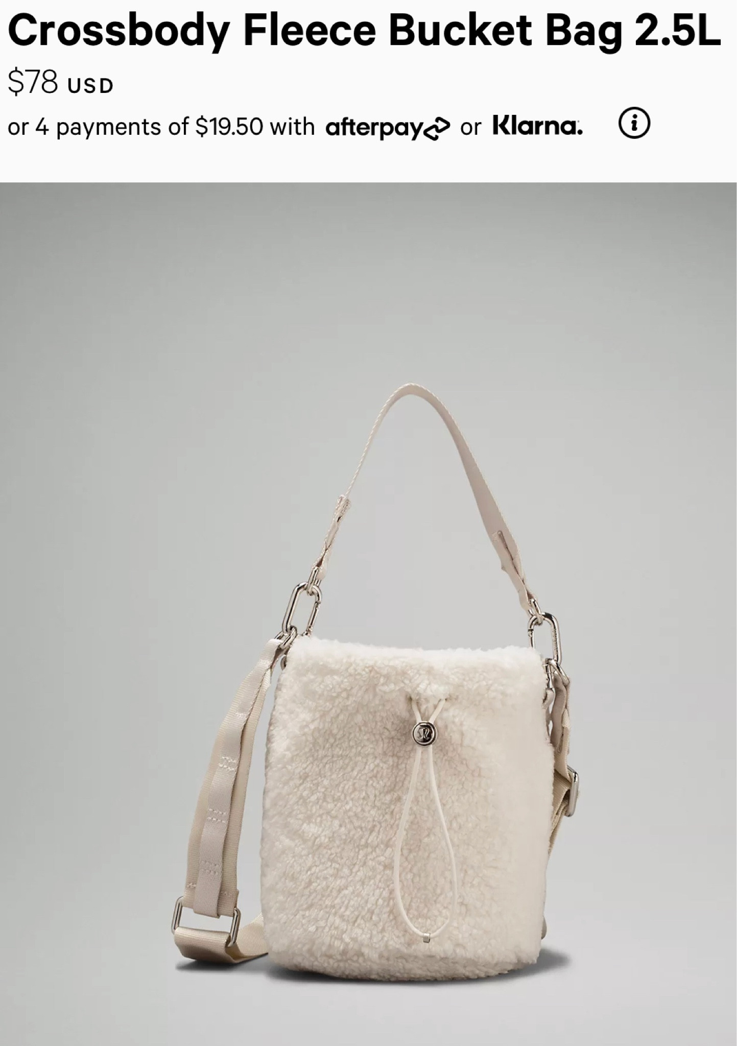 Lululemon Fleece Bucket Bag 2022 Definitely a must have for a friend, girlfriend or wife ❤️ Cutest fleece bag for everyday use 
#giftguideforher #fleecebucketbag #lululemonbags 

#LTKCyberweek #LTKHoliday #LTKGiftGuide