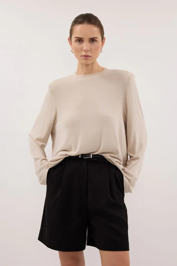 RENI STONE SHOULDER PAD TOP | DISSH