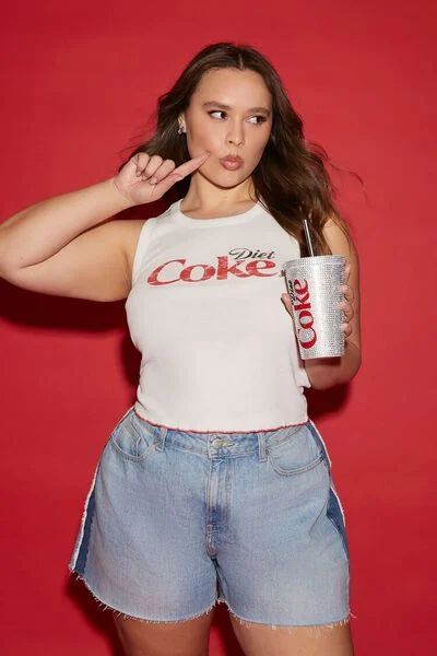 Rhinestone Diet Coke Tumbler Cup | Forever 21