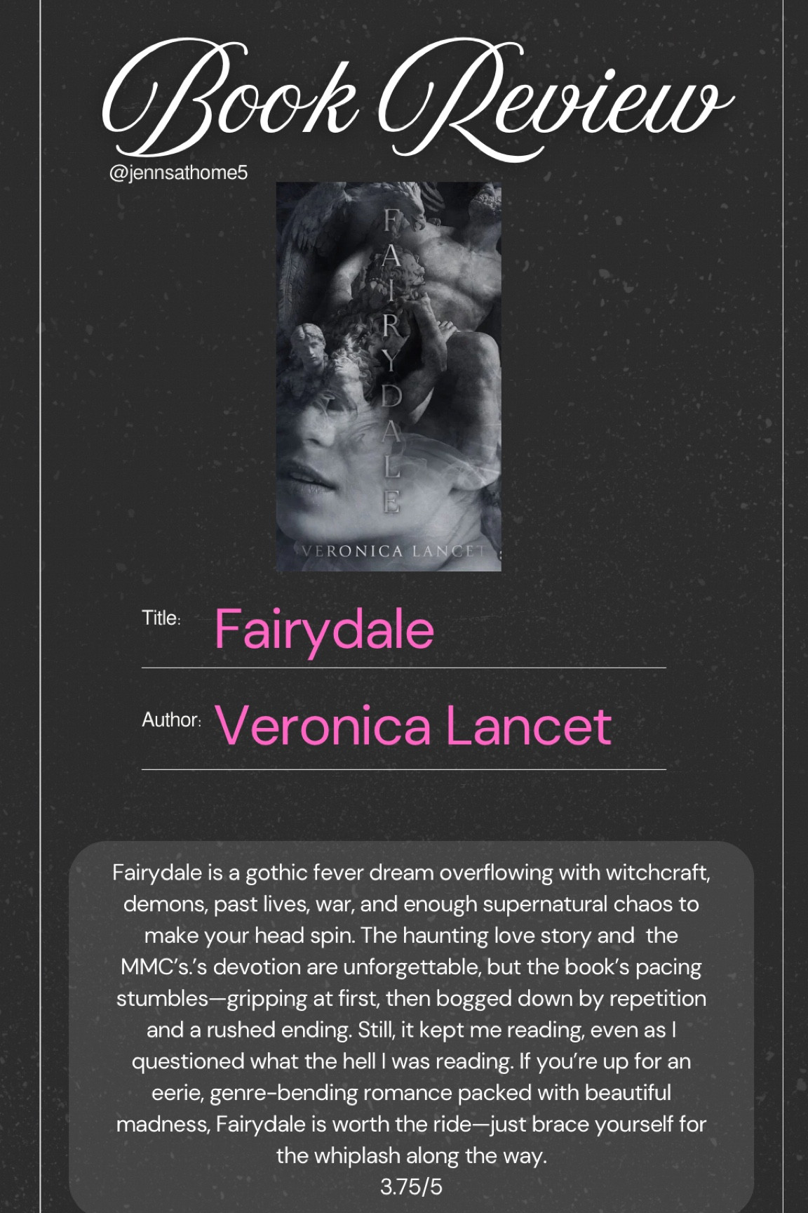 Gothic Romance, Paranormal Romance, Romantasy, book review

#LTKFindsUnder50