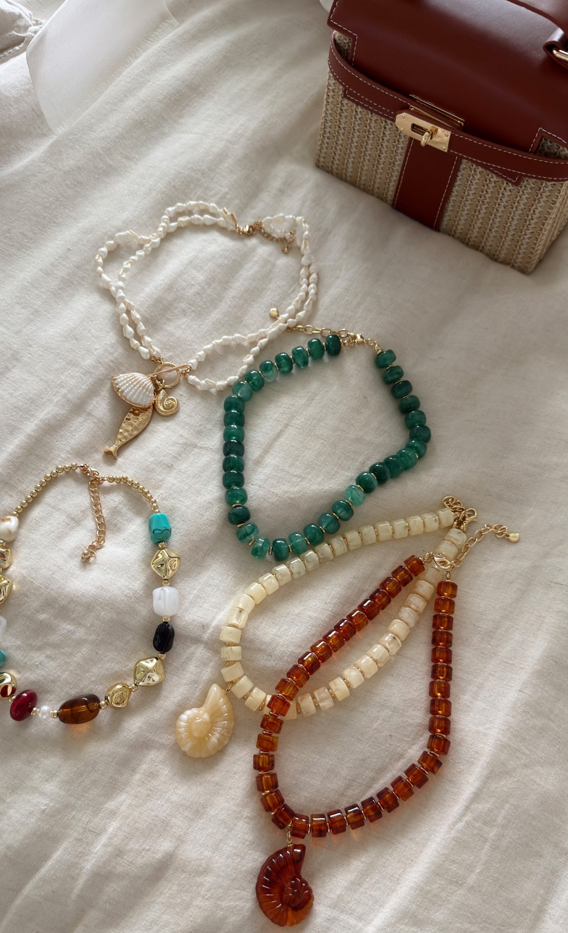 Getting ready for spring/summer and you guys I have s thing  for beaded necklaces. Such a statement and can be dressed up by layering! 

#LTKSaleAlert #LTKSeasonal #LTKTravel