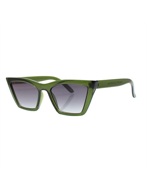 Reality Eyewear Van Saint Moss Green Sunglasses | David Jones | David Jones (Australia & New Zealand)