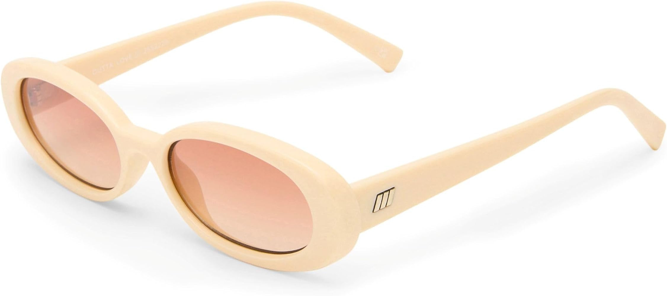 Le Specs. Outta Love Retro 90s Vintage Narrow Oval Sunglasses for Women and Men | Amazon (US)