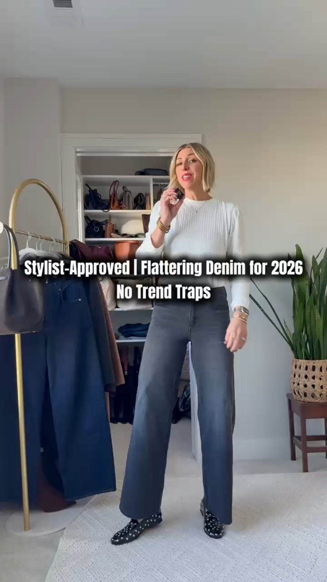 My top jeans of 2026!
These bella wide leg jeans from quince are one of my best sellers and affordable!

For reference, I am 5’10” and wearing my true to size 28 in the 32” length. 
Rise is 11” and 79% cotton, 20% Lyocell, 1% Spandex. (Comes in 28”-34” length). Fit tip: perfect for curves and all day wear!

#LTKSeasonal #LTKmomlife #LTKootd