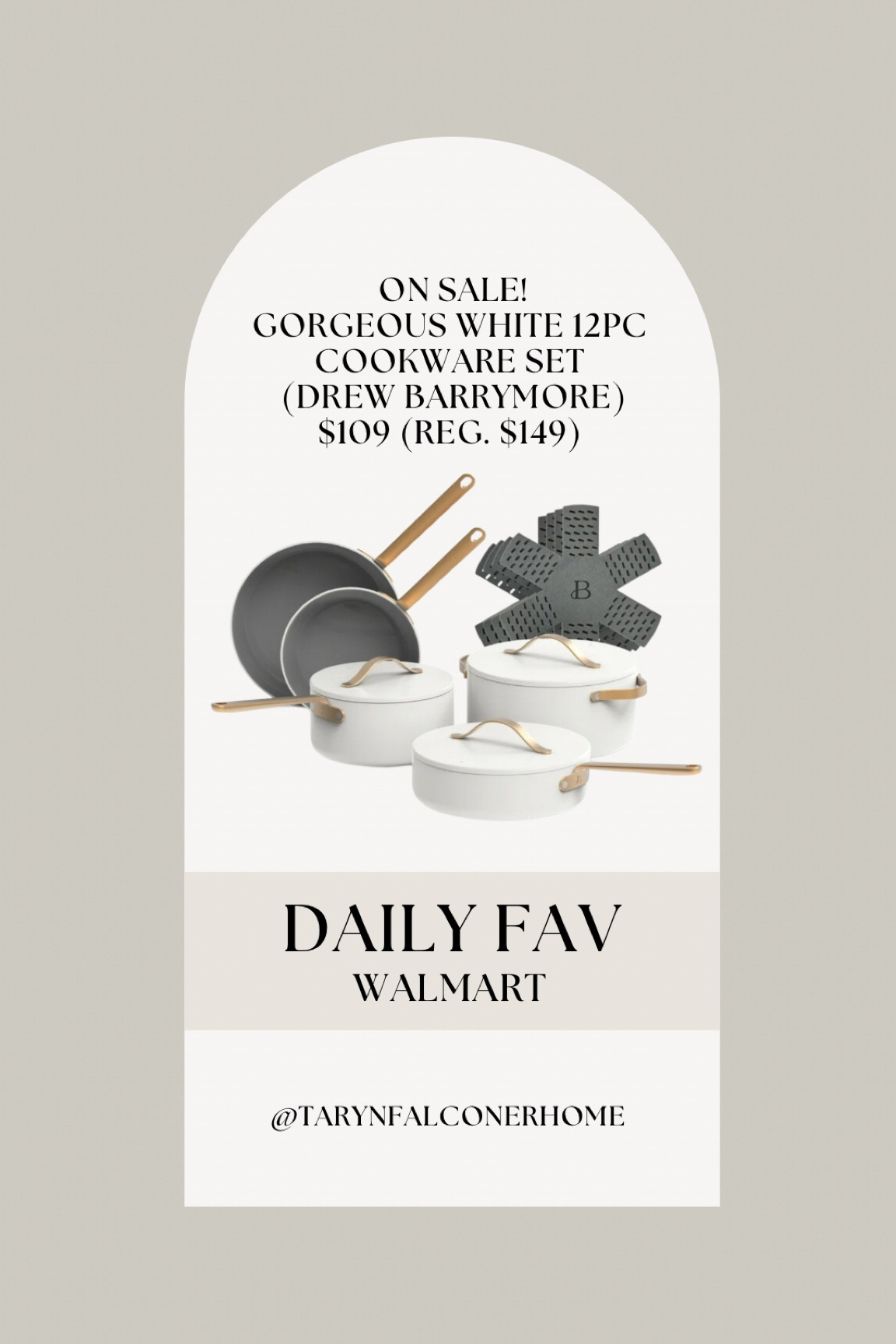 Shop this gorgeous White Icing 12pc cookware set! On Sale for $109 (Reg $149)

Kitchen find, cookware, 12 piece cookware set, kitchen accessories, cookware, nonstick cookware, budget friendly kitchen

#LTKhome #LTKsalealert