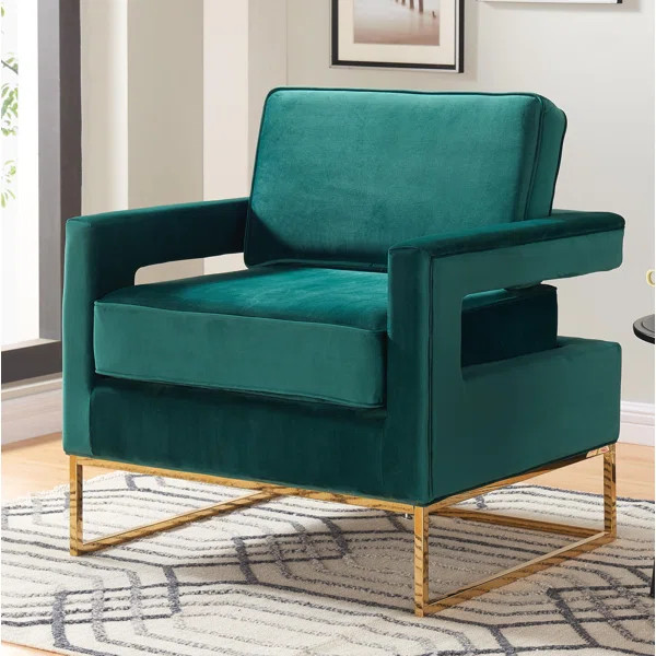 Binghamton Velvet Armchair | Wayfair North America