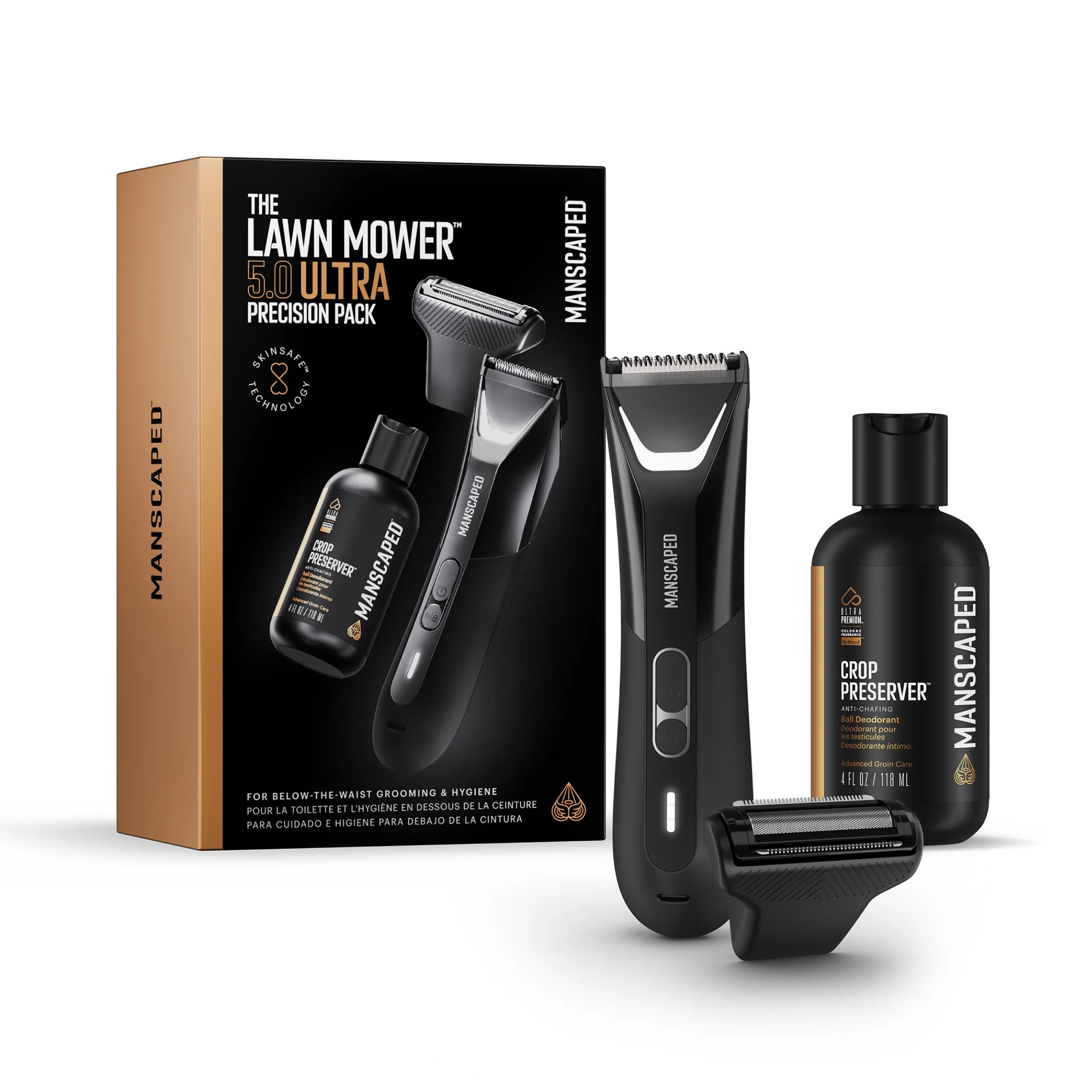 MANSCAPED® The Lawn Mower® 5.0 Ultra Precision Pack - Men's Groin Shaver & Body Hair Trimmer wi... | Walmart (US)