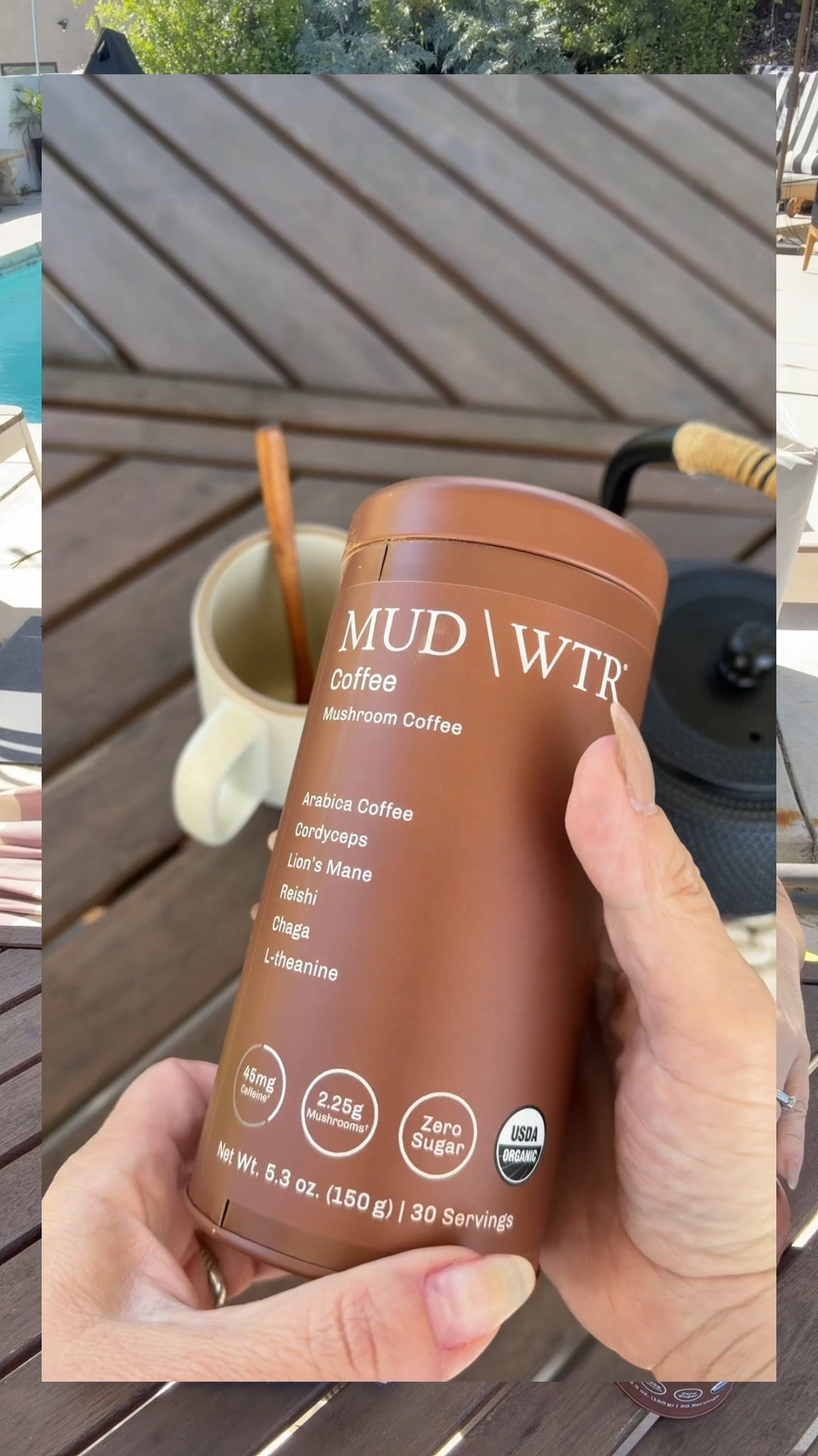 Morning ritual upgrade ☕️

I love coffee, but too much caffeine can leave me jittery and anxious.

I’ve been trying MUD\WTR, a coffee alternative made with organic cacao, functional mushrooms, and spices.

It contains lion’s mane for focus, cordyceps for natural energy, reishi and chaga for immune support, plus warming spices like cinnamon and turmeric.

The best part, it has only a fraction of the caffeine of regular coffee, so you get a more grounded energy without the crash.

Have you tried mushroom coffee before?

#ad
@drinkmudwtr
#MUDWTR