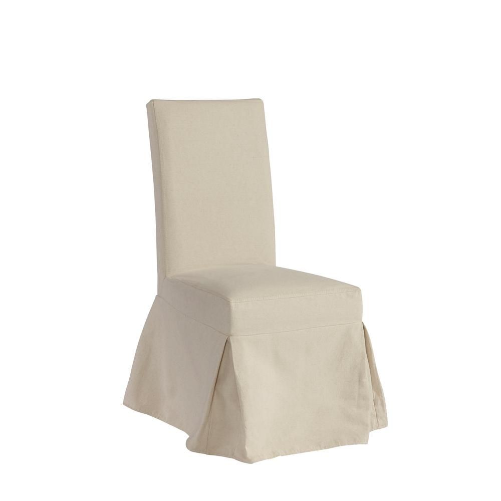 Progressive Furniture Charlotte Off-White Polyester Slipcover Dining/Accent Chair (1-Carton)-A408... | The Home Depot