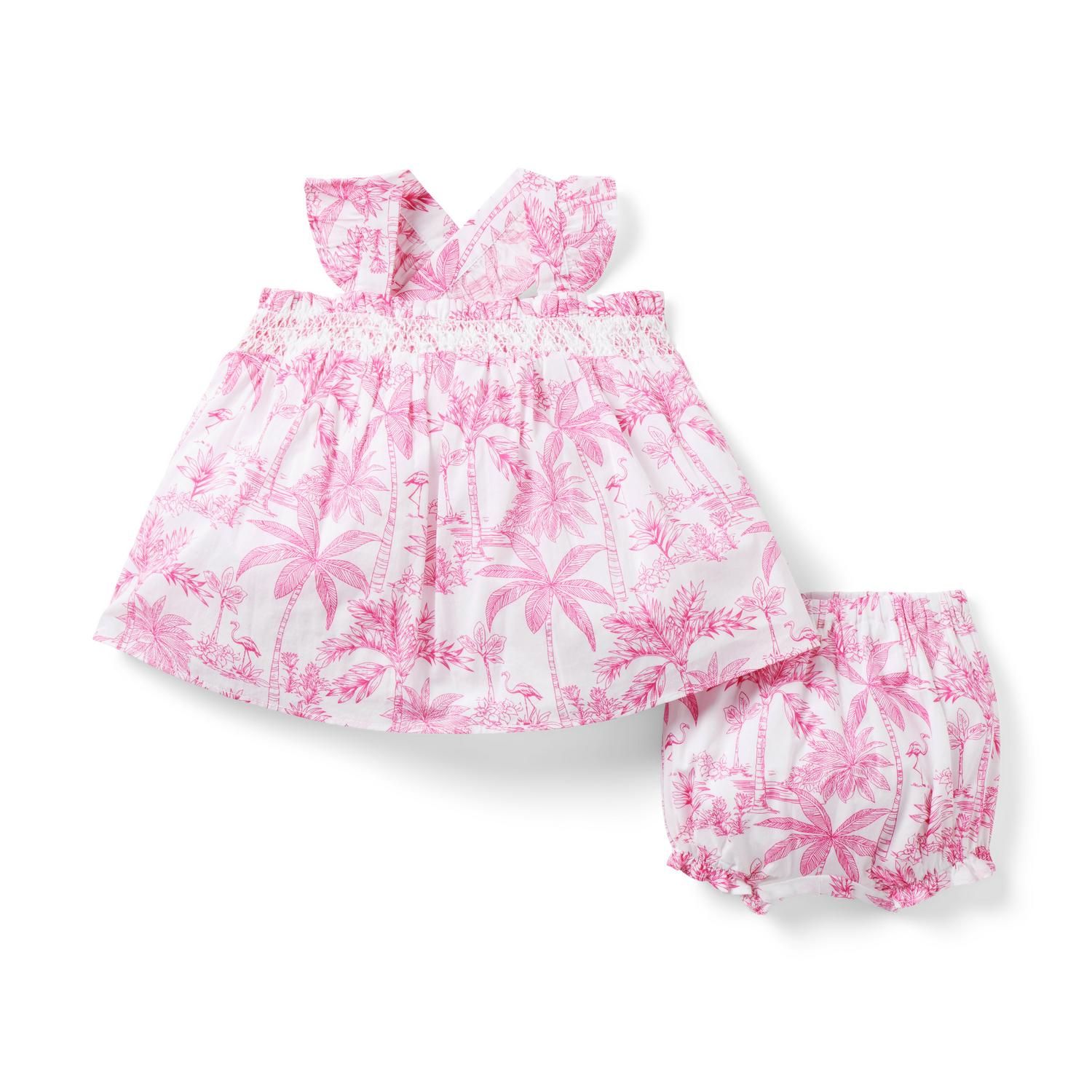 Baby Flamingo Toile Matching Set | Janie and Jack