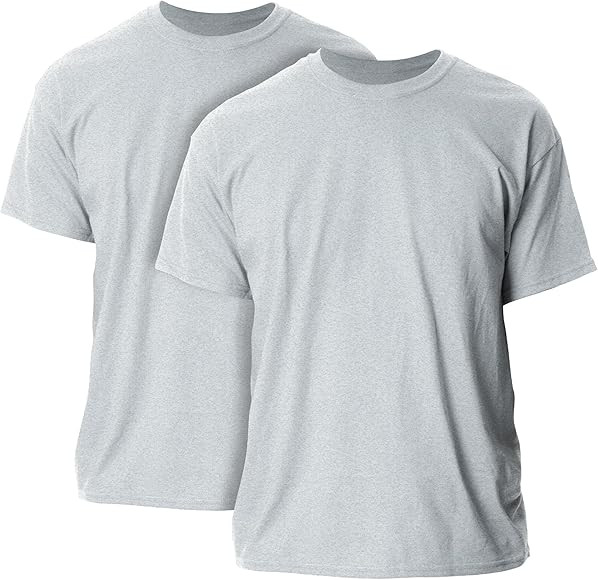 Gildan Men's Cotton T-Shirt (Pack of 2) | Amazon (UK)