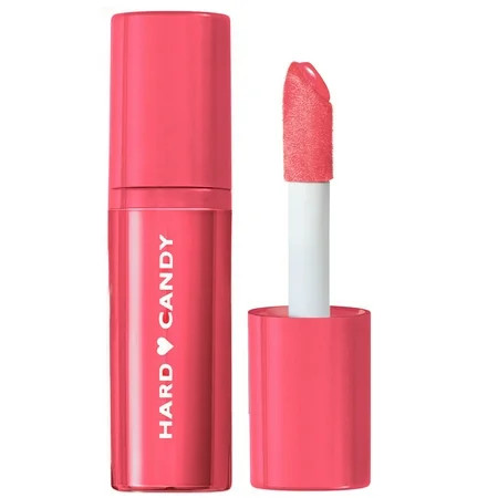 Hard Candy Pop Tint Lip Stain Peach Fizz Coral Pink Hydrating Long-Lasting with Oils & Hyaluronic | Walmart (US)