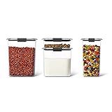 Rubbermaid Brilliance Pantry Airtight Food Storage Container, Set of 4 (16, 12, 6.6 & 3.2 Cup | Amazon (US)