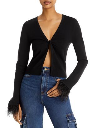 Twisted Feather Trim Top - 100% Exclusive | Bloomingdale's (US)
