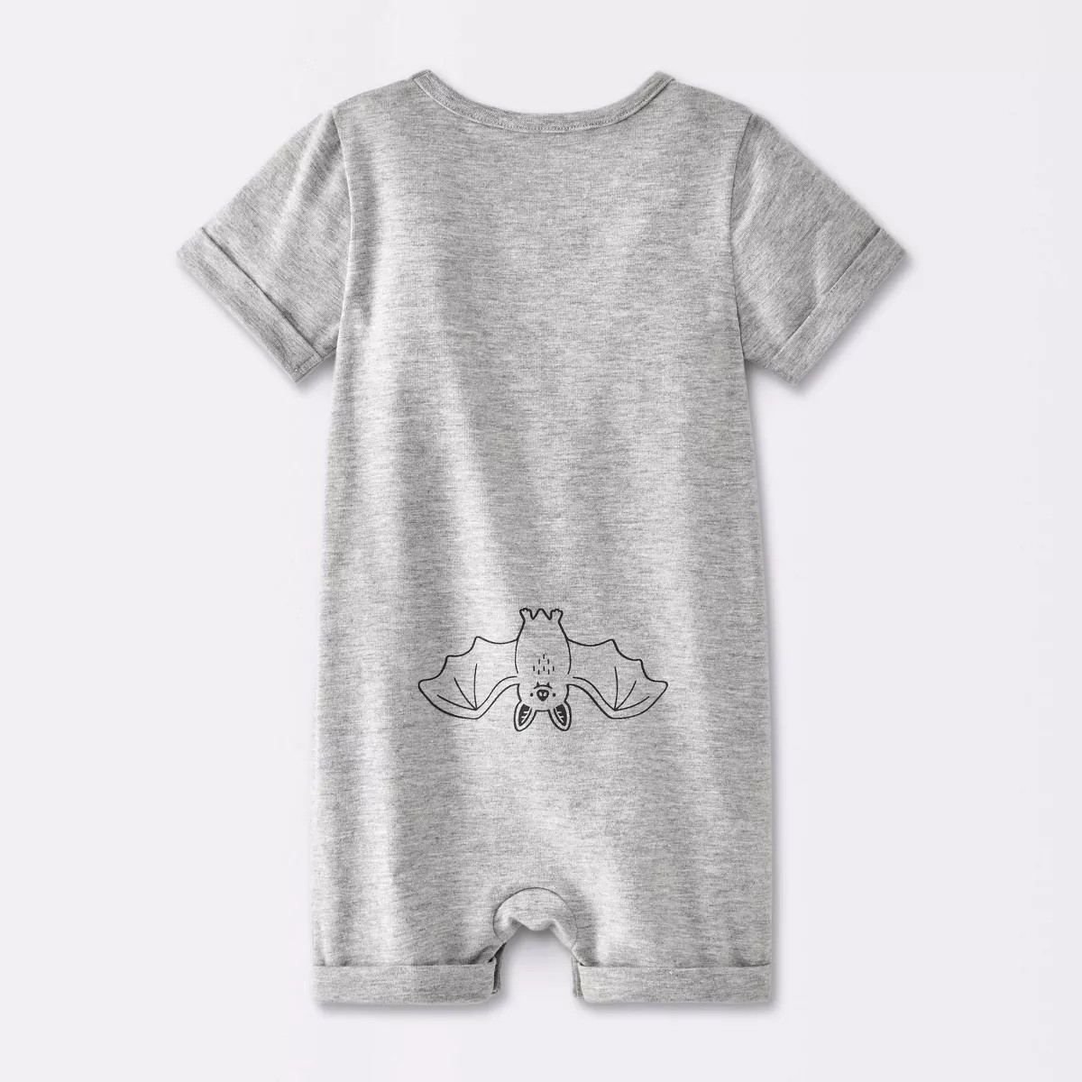 Baby' Halloween 'Count Snuggula' Jersey Romper - Cloud Island\u2122 Heather Gray 3-6M | Target