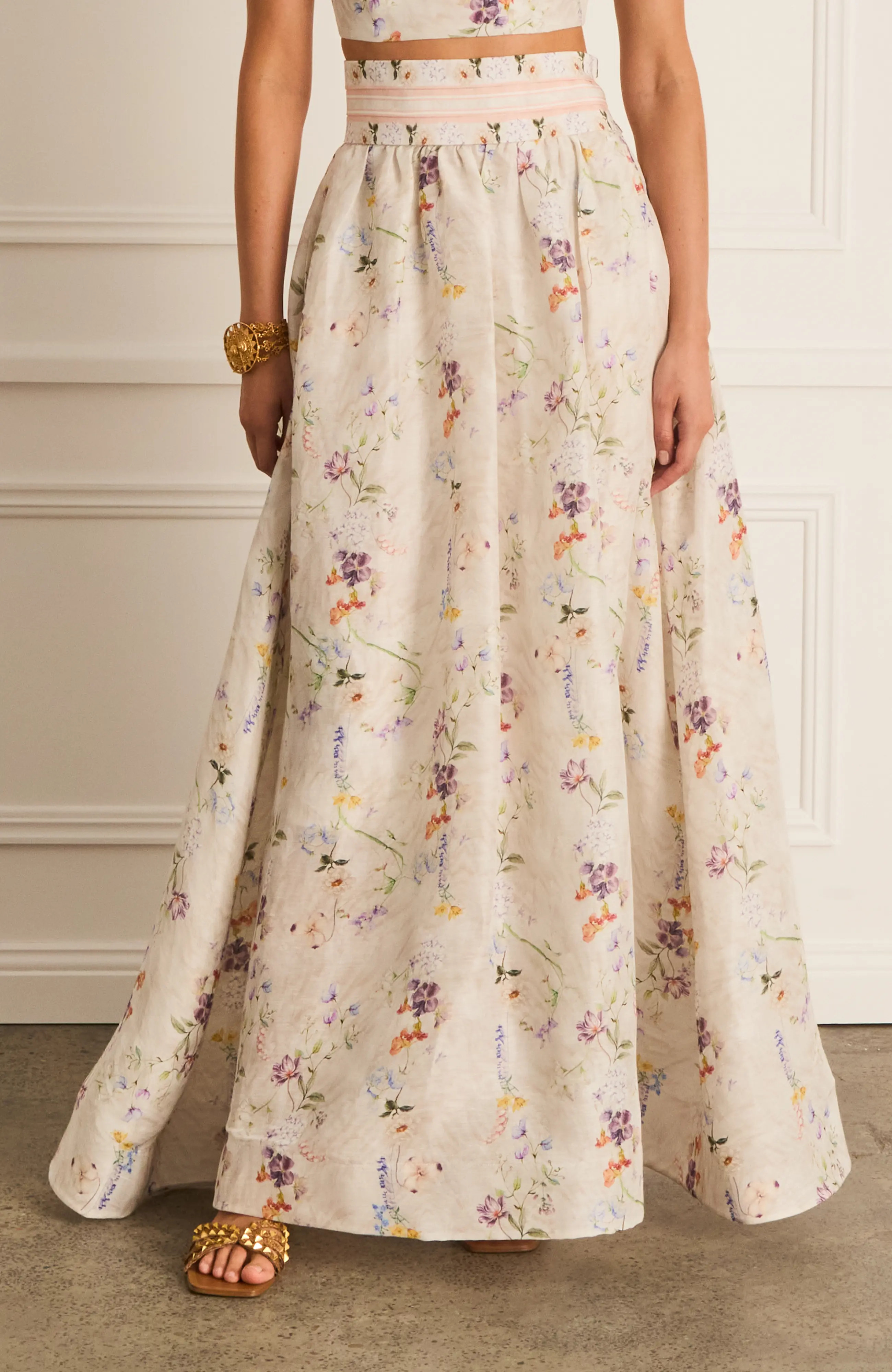 Aqua Blu Moonflower Zandra Maxi Skirt (Women) | Nordstrom | Nordstrom
