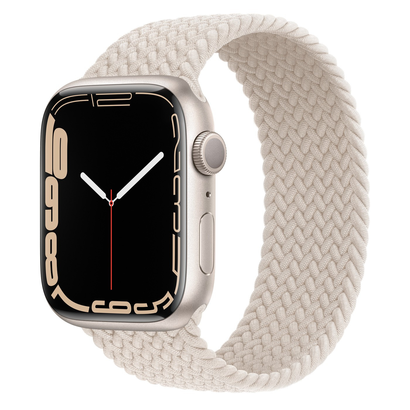 Starlight Aluminum Case with Braided Solo Loop | Apple (US)