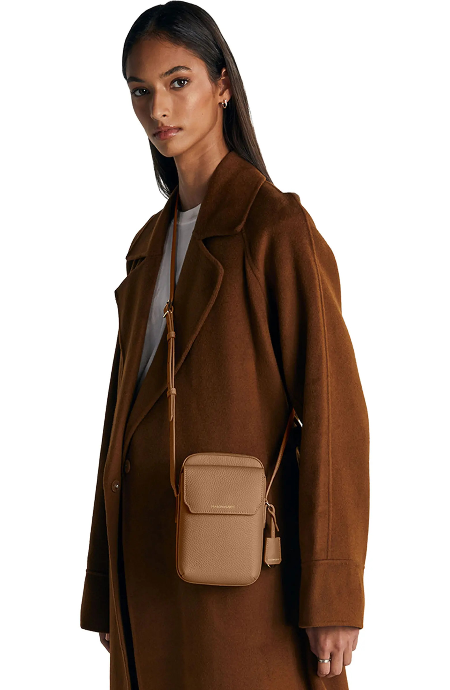 Leather Zip Phone Pouch | Nordstrom