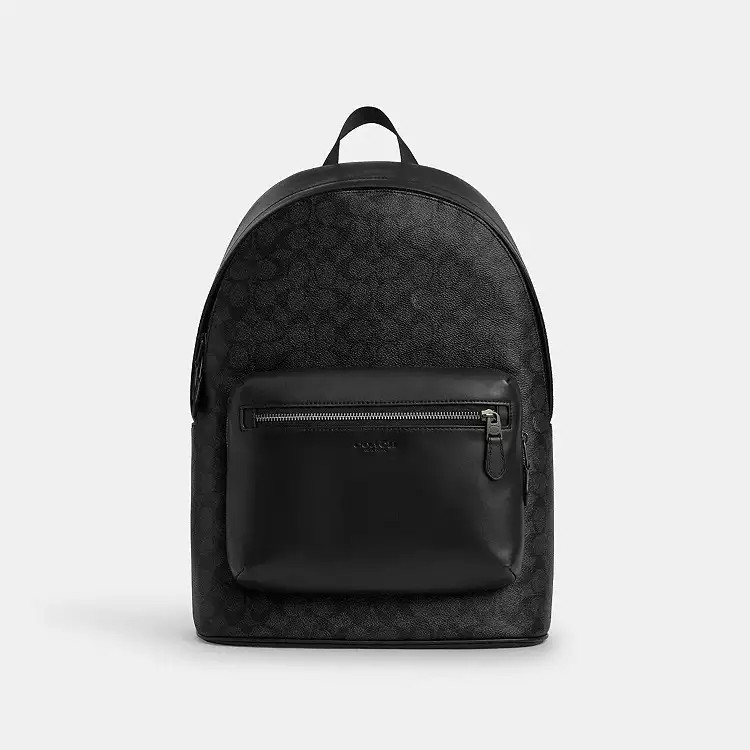 West Backpack In Signature Canvas | Coach Outlet US