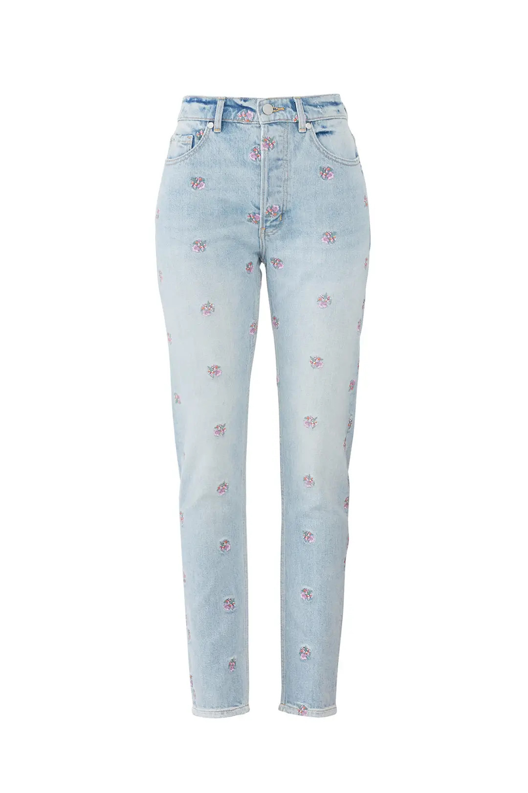 La Vie Rebecca Taylor Embroidery Beatrice Jeans | Rent The Runway