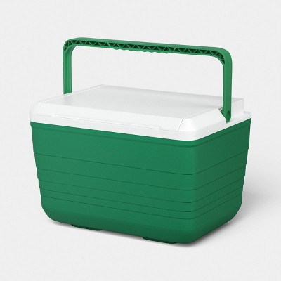 14 Cans/10qt Hard Sided Cooler Green - Sun Squad™ | Target