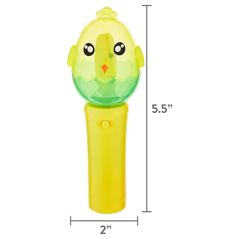 Easter Plastic Yellow Light-up Chick Spinner Party Favor by Way To Celebrate | Walmart (US)