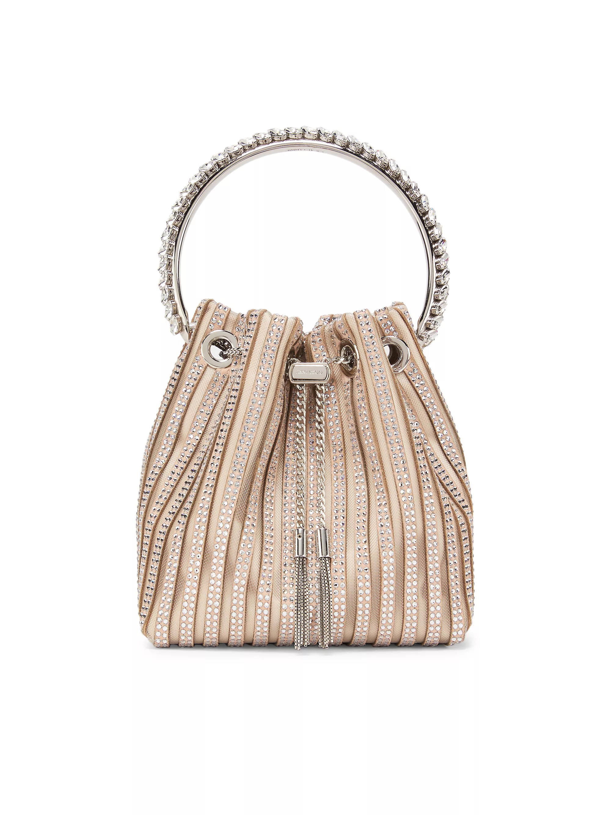 Bon Bon Satin Crystal-Embellished Bag | Saks Fifth Avenue