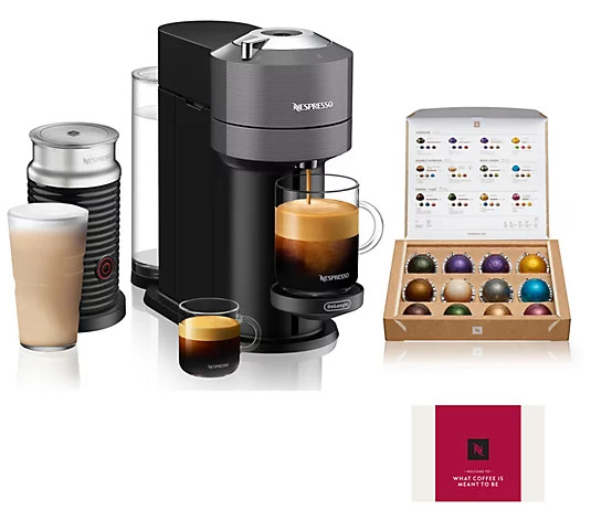 Nespresso Vertuo Next Coffee/Espresso Maker w Frother and Voucher - QVC.com | QVC