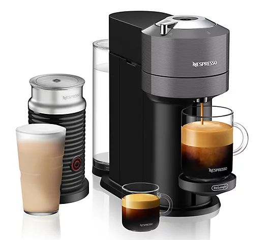 Nespresso Vertuo Next Coffee/Espresso Maker w Frother and Voucher - QVC.com | QVC