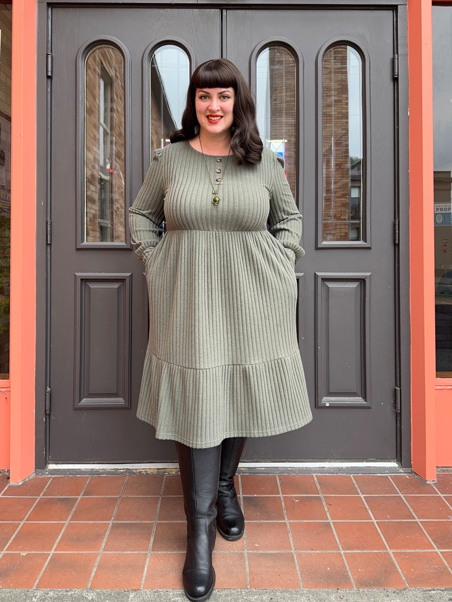 Olive green ribbed sweater dress

#LTKSeasonal #LTKPlusSize #LTKFindsUnder50