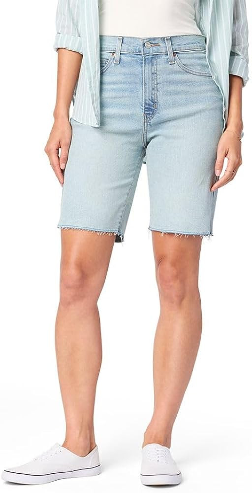 Levi Strauss Signature Gold Women's Heritage High Rise 9" Bermuda Short (Available in Plus Size) | Amazon (US)