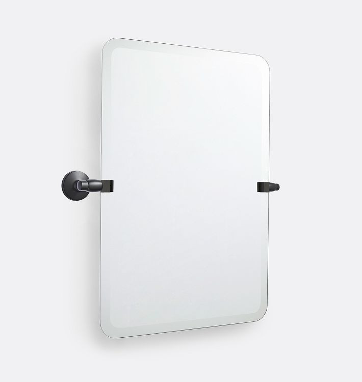 Eastmoreland Frameless Rounded Rectangle Pivot Mirror | Rejuvenation