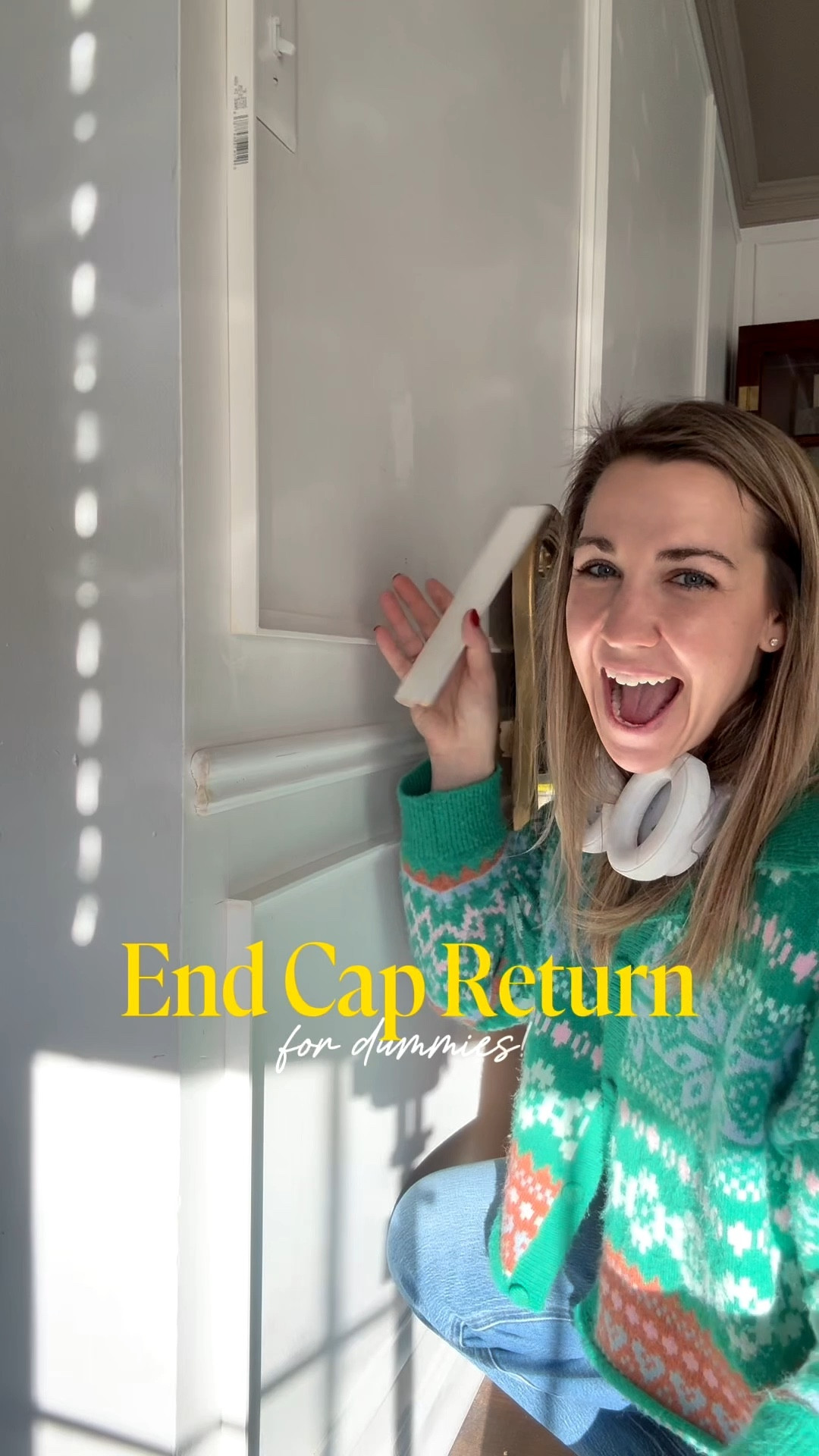 Dumbed down tutorial to create an end cap for your chair rail. 



#LTKmomlife #LTKHome #LTKdayinmylife