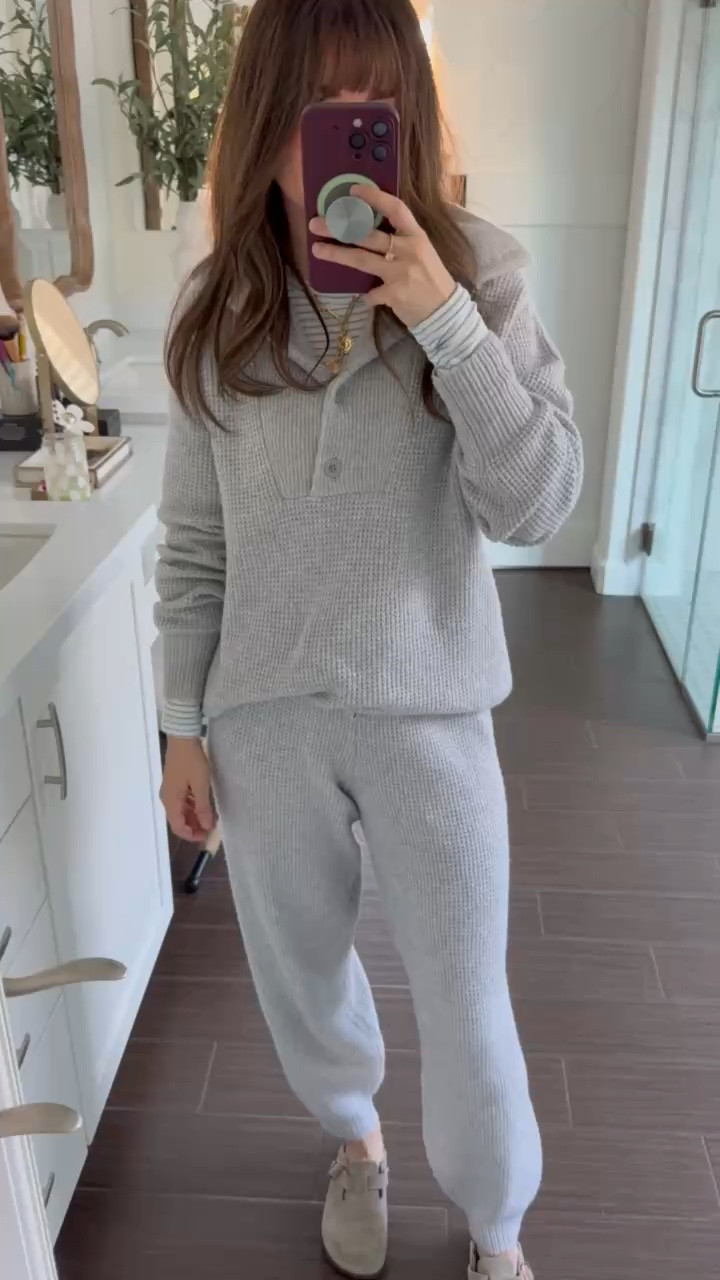 Loving the coziest two piece sweater set!

Winter style, two piece set, sweater, quarter zip, winter fashion, casual outfit inspo, loungewear, cozy set

#LTKSeasonal #LTKStyleTip