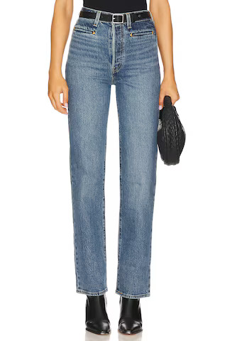 LEVI'S Ribcage Full Length Western in Bows And Arrows from Revolve.com | Revolve Clothing (Global)