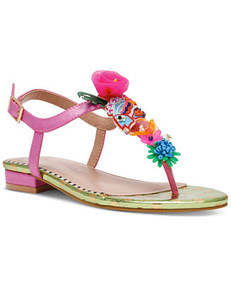 Women's Murphee Embellished Thong Slide Sandals | Macy's