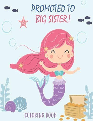 Promoted to Big Sister Coloring Book: New Baby Color Book for Big Sisters Ages 2-6 with Unicorns and | Amazon (US)