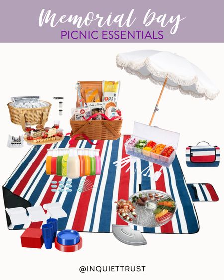 Enjoy some outdoor time this Memorial Day with your family and friends with this picnic idea! 
#hostesslife #affordablefinds #outdooractivity #partyessentials

#LTKSeasonal #LTKParties #LTKFamily